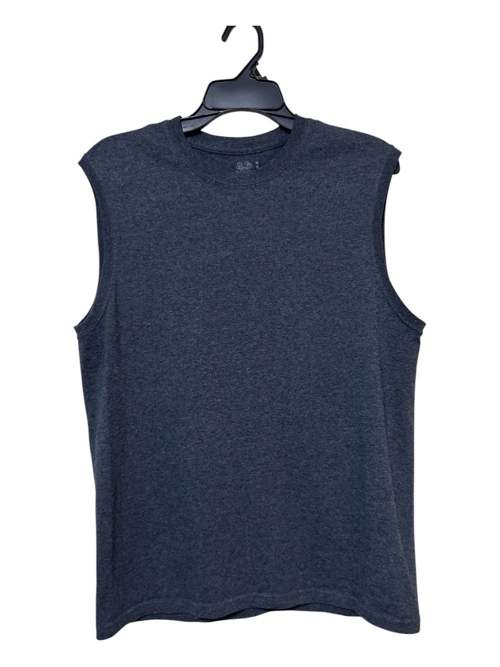 Fruit of the Loom Charcoal Grey Sleeveless Crew Neck Workout Muscle Tee M